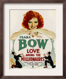 Love Among the Millionaires, Clara Bow on Window Card, 1930 Prints