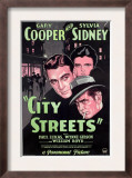 City Streets, Gary Cooper, Sylvia Sidney, Paul Lukas, 1931 Posters