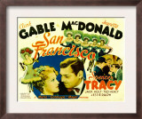 San Francisco, Jeanette Macdonald, Clark Gable, 1936 Print