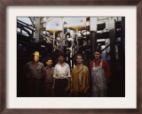 Employees at Mid-Continent Refinery, Tulsa, Oklahoma, 1943 Print