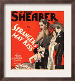 Strangers May Kiss, Norma Shearer on Window Card, 1931 Art