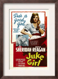 Juke Girl, Ronald Reagan, Ann Sheridan; Center: Ann Sheridan, 1942 Posters