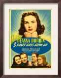 Three Smart Girls Grow Up, Deanna Durbin, Helen Parrish, William Lundigan, 1939 Art