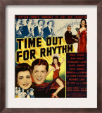 Time Out for Rhythm, Allen Jenkins, Rosemary Lane, Ann Miller, Rudy Vallee on Window Card, 1941 Prints