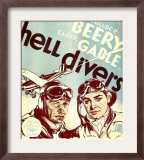 Hell Divers, Wallace Beery, Clark Gable on Window Card, 1932 Prints
