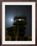 Cob Speicher Control Tower under a Full Moon Print