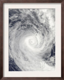 Tropical Cyclone Oli Off the Coast of Tahiti Print