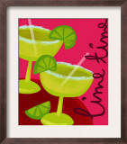 Margaritas with Lime Poster
