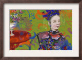 Asian Woman in Chair Prints