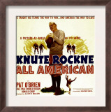 Knute Rockne-All American, Pat O'Brien, 1940 Poster