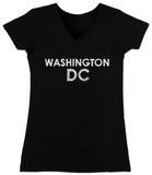 Juniors: V-Neck- Washington DC Neighborhoods Shirts