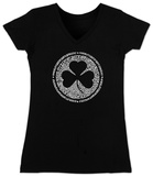 Juniors: V-Neck- Irish Eyes T-Shirts