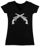 Juniors: V-Neck- Pistols Vêtement