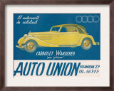 Auto Union Audi, Magazine Advertisement, USA, 1930 Prints