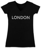 Women's: V-Neck- London Neighborhoods T-Shirts
