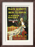 A Harem Knight, Ben Turpin, Top; Madeline Hurlock, 1926 Posters