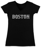 Juniors: V-Neck- Boston Neighborhoods Shirts
