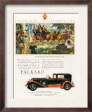 Packard, Magazine Advertisement, USA, 1930 Poster