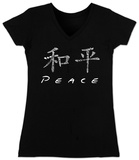 Juniors: V-Neck- Chinese Peace Vêtement