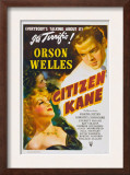 Citizen Kane, Orson Welles, 1941 Posters