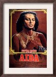 Aida, Sophia Loren, 1953 Poster