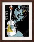 Psychedelic Guitar Prints