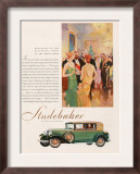 Studebaker, Magazine Advertisement, USA, 1929 Prints