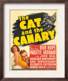 The Cat and the Canary, Paulette Goddard, Bob Hope on Window Card, 1939 Prints