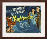 Nightmare, Diana Barrymore, Brian Donlevy, 1942 Art