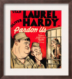 Pardon Us, Oliver Hardy, Stan Laurel on Window Card, 1931 Poster