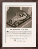 Chevrolet, Magazine Advertisement, USA, 1933 Print