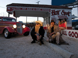 Billy F. Gibbons ZZ Top Car Photographic Print by David Perry