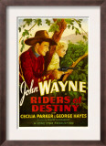 Riders of Destiny, John Wayne, Cecilia Parker, 1933 Pôsters Riders of Destiny, John Wayne, Cecilia Parker, 1933 Pôsters