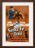 Santa Fe Trail, Errol Flynn, (Poster), 1940 Posters