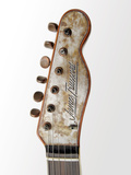 Billy F. Gibbons Custom Guitar Photographic Print by David Perry