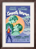 Seventh Heaven, Foreground: James Stewart, Background from Left: Simone Simon, James Stewart, 1937 Posters
