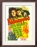 Kidnapped, Warner Baxter, Arleen Whelan, Freddie Bartholomew on Midget Window Card, 1938 Prints