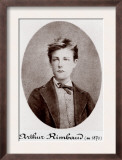 Arthur Rimbaud Reckless and Rebellious French Poet, 1870 Prints