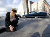 Billy F. Gibbons Hot Rod Fotografisk tryk af David Perry