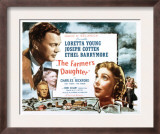 Farmer's Daughter, Joseph Cotton, Loretta Young, 1947 Posters