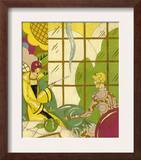 Ladies Having Tea Poster