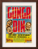 Gunga Din, Cary Grant, Victor Mclaglen, 1939 Prints