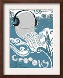 Groovy Whale Print