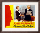 Counsellor at Law, Bebe Daniels, John Barrymore, 1933 Prints