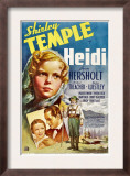 Heidi, Shirley Temple, Pauline Moore, Thomas Beck, Jean Hersholt, 1937 Posters