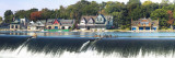 Boathouse Row at the Waterfront, Schuylkill River, Philadelphia Wall Decal by  Panoramic Images