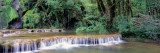 Waterfall in a Forest, Cuisance Waterfall, Jura, Franche-Comte, France Wall Decal by  Panoramic Images
