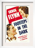 Footsteps in the Dark, Errol Flynn, Brenda Marshall, 1941 Print