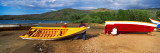 Fishermen Repairing Boats, Mochima, Mochima National Park, Anzoategui State-Sucre State, Venezuela Autocollant mural par  Panoramic Images