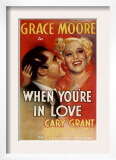 When You'Re in Love, Cary Grant, Grace Moore, 1937 Posters